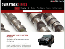 Tablet Screenshot of overstockdirect.com